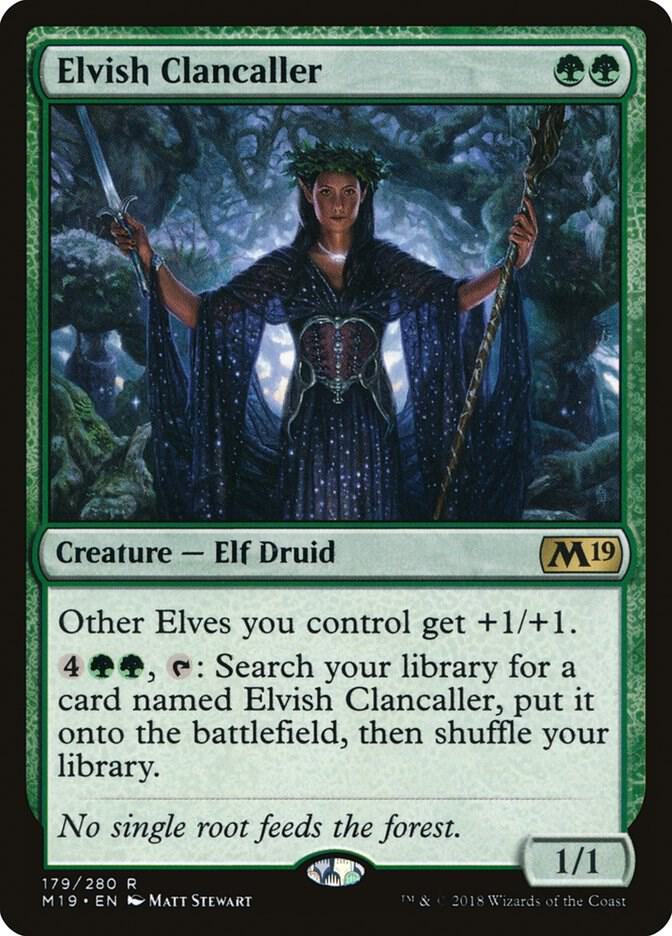 Elvish Clancaller, Core Set 2019 179