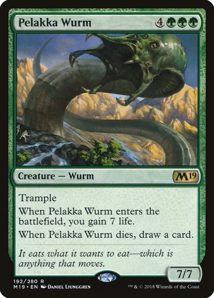 Pelakka Wurm, Core Set 2019 192