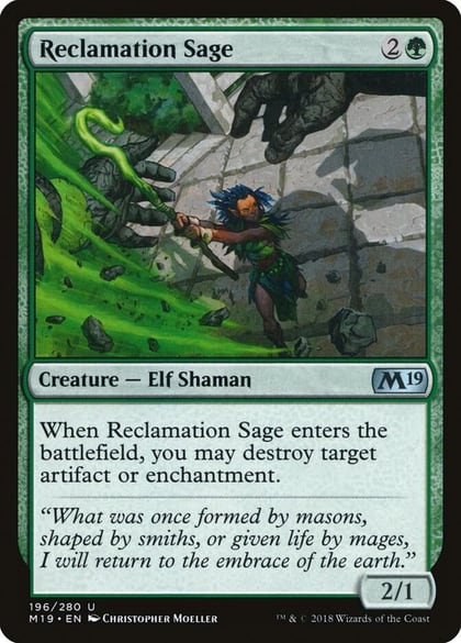 Reclamation Sage, Core Set 2019 196