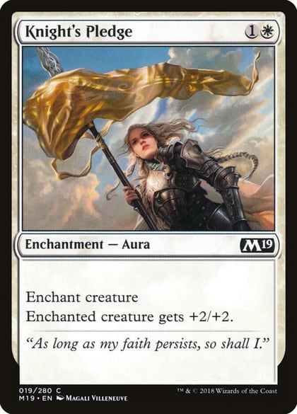 Knight's Pledge, Core Set 2019 19