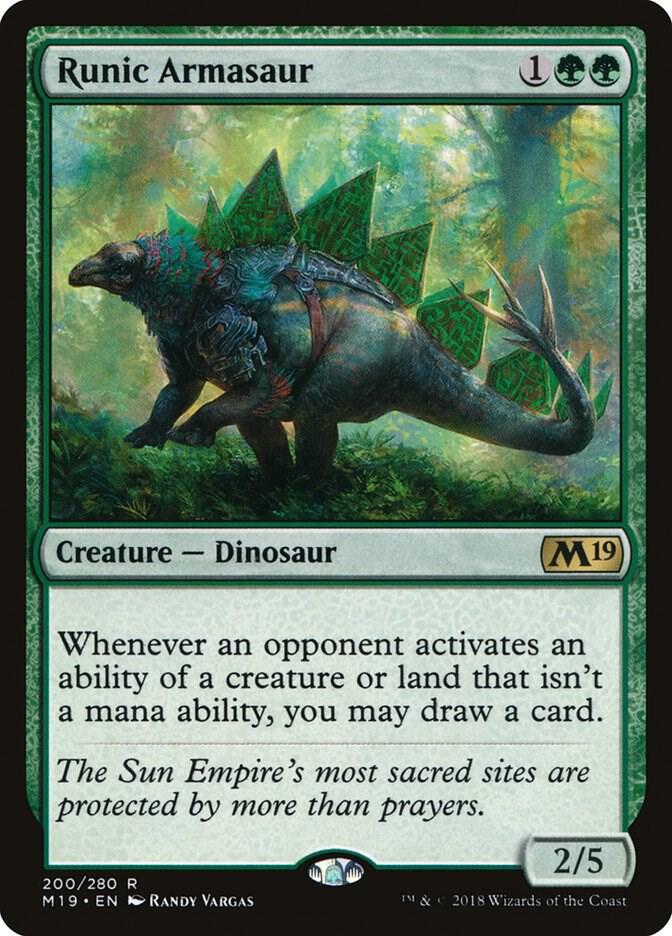 Runic Armasaur, Core Set 2019 200