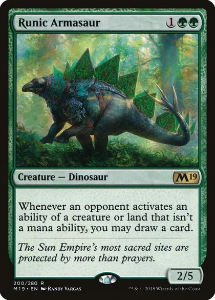 Runic Armasaur, Core Set 2019 200