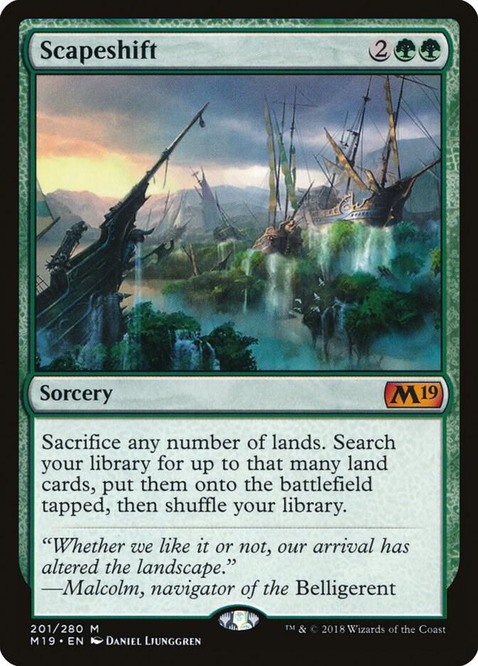Scapeshift, Core Set 2019 201