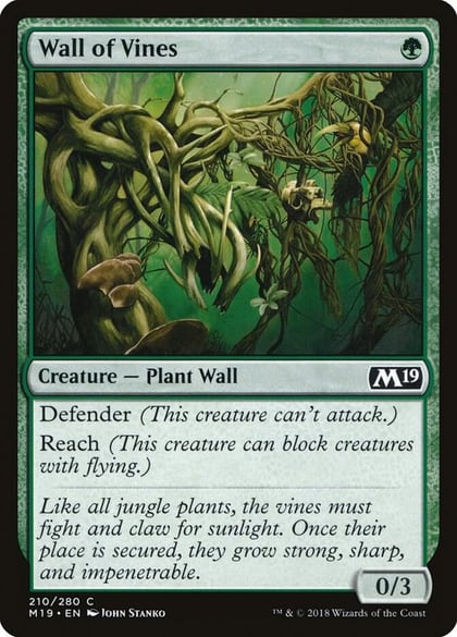 Wall of Vines, Core Set 2019 210