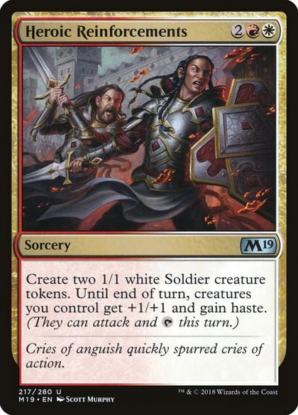 Heroic Reinforcements, Core Set 2019 217