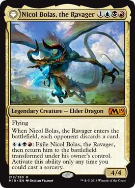 Nicol Bolas, the Ravager, Core Set 2019 218