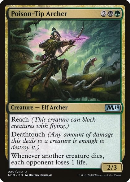 Poison-Tip Archer, Core Set 2019 220