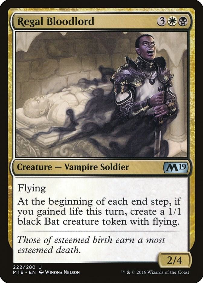 Regal Bloodlord, Core Set 2019 222