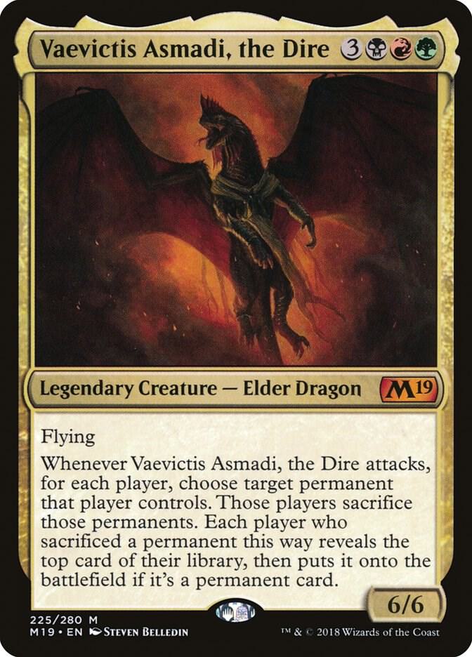 Vaevictis Asmadi, the Dire, Core Set 2019 225