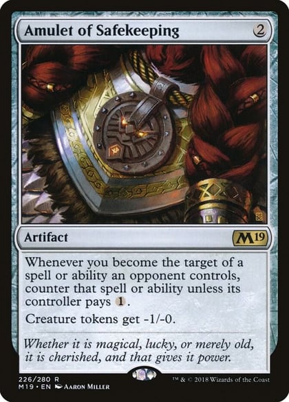 Amulet of Safekeeping, Core Set 2019 226