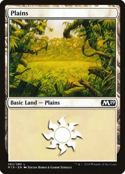 Plains (262), Core Set 2019 262