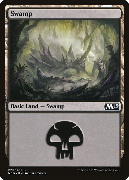 Swamp (270), Core Set 2019 270