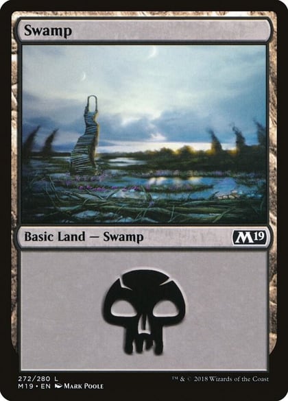 Swamp (272), Core Set 2019 272