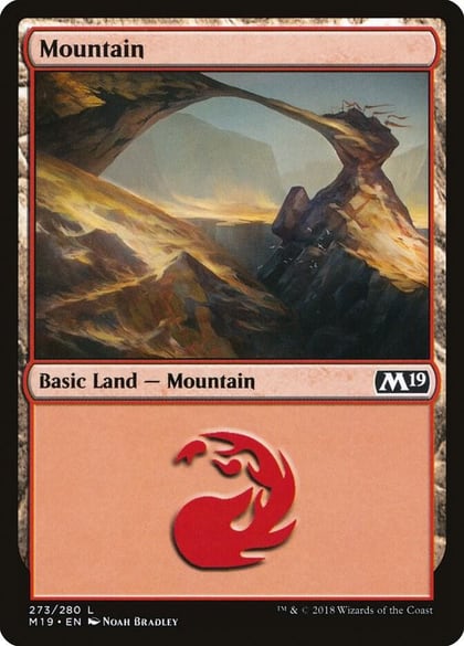 Mountain (273), Core Set 2019 273