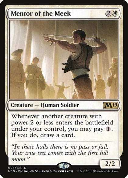 Mentor of the Meek, Core Set 2019 27