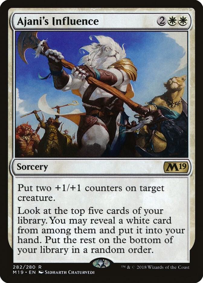 Ajani's Influence, Core Set 2019 282
