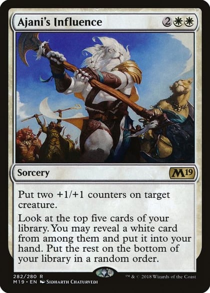 Ajani's Influence, Core Set 2019 282