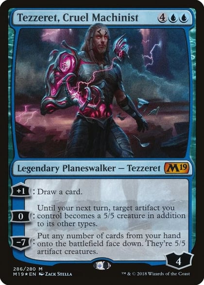 Tezzeret, Cruel Machinist, Core Set 2019 286