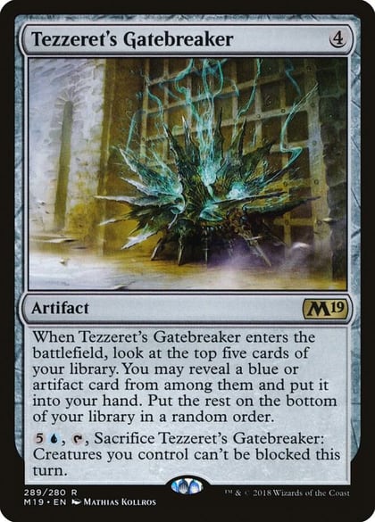 Tezzeret's Gatebreaker, Core Set 2019 289