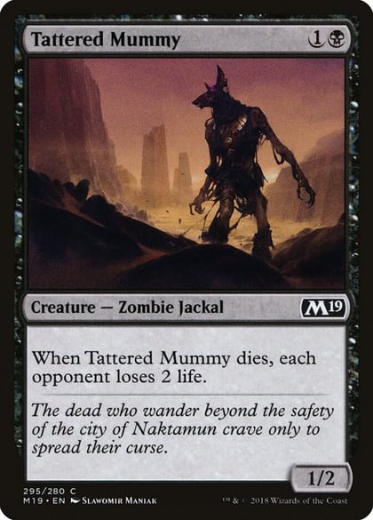 Tattered Mummy, Core Set 2019 295