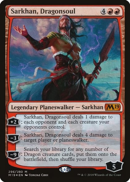 Sarkhan, Dragonsoul, Core Set 2019 296