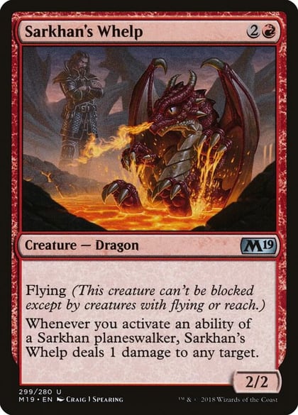 Sarkhan's Whelp, Core Set 2019 299