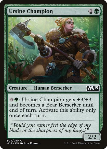 Ursine Champion, Core Set 2019 304