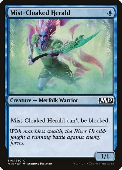 Mist-Cloaked Herald, Core Set 2019 310