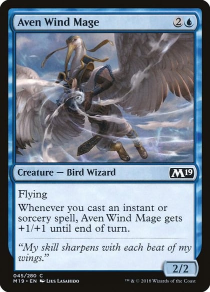 Aven Wind Mage, Core Set 2019 45