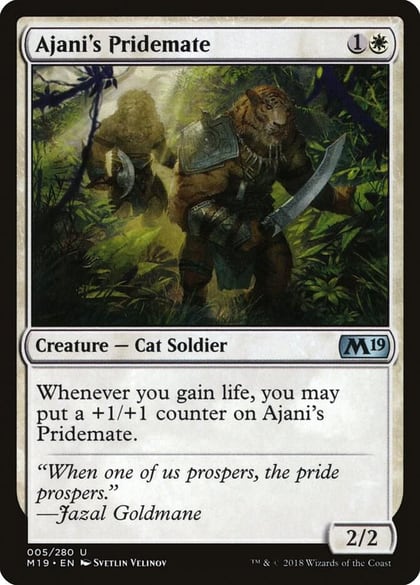 Ajani's Pridemate, Core Set 2019 5