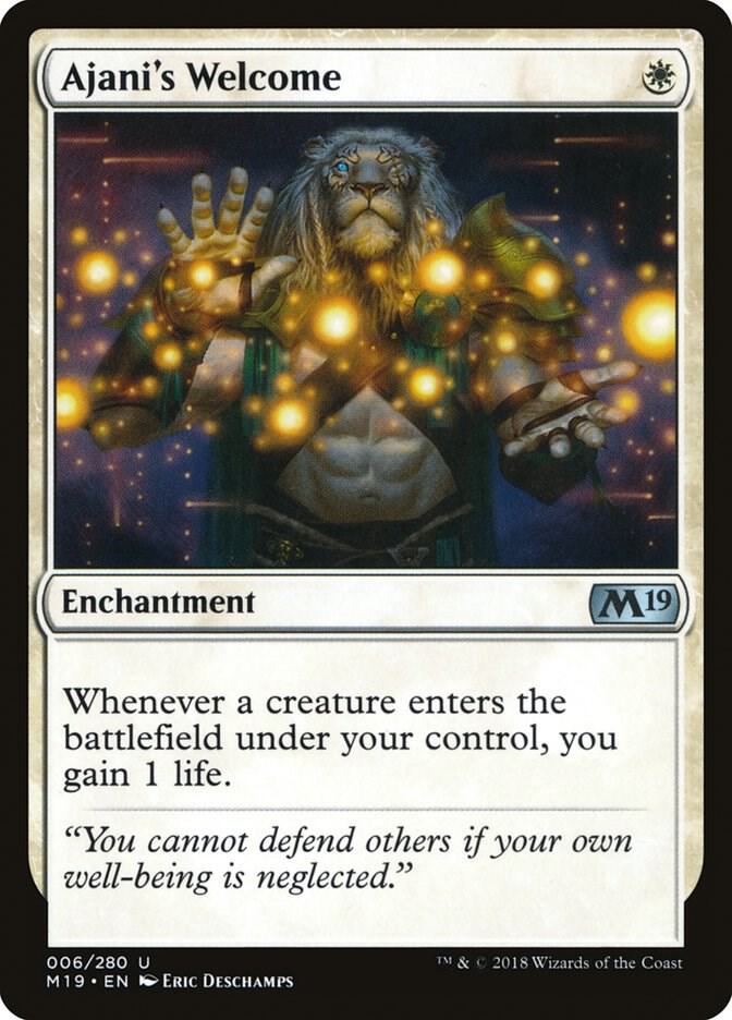Ajani's Welcome, Core Set 2019 6