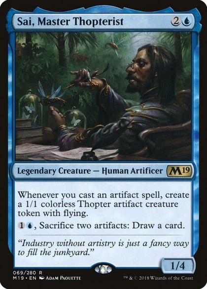 Sai, Master Thopterist, Core Set 2019 69