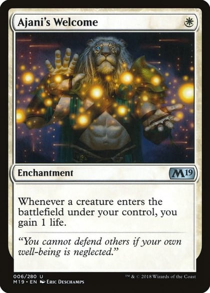 Ajani's Welcome, Core Set 2019 6