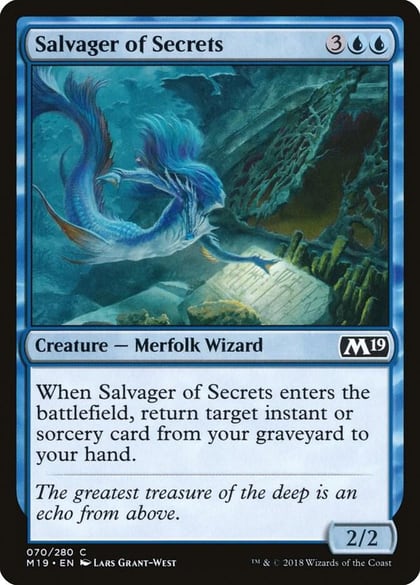 Salvager of Secrets, Core Set 2019 70