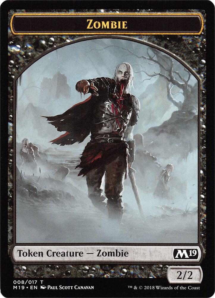 Zombie // Goblin Double-Sided Token (Game Night), Core Set 2019 8 // 11