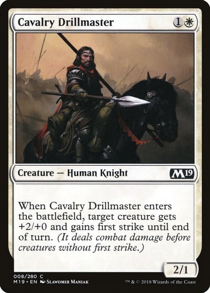Cavalry Drillmaster, Core Set 2019 8