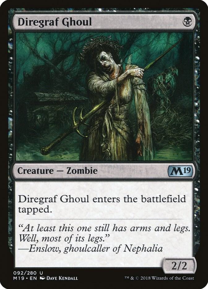 Diregraf Ghoul, Core Set 2019 92
