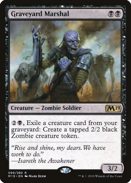 Graveyard Marshal, Core Set 2019 99