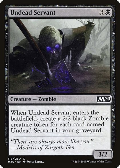 Undead Servant, Core Set 2020 118