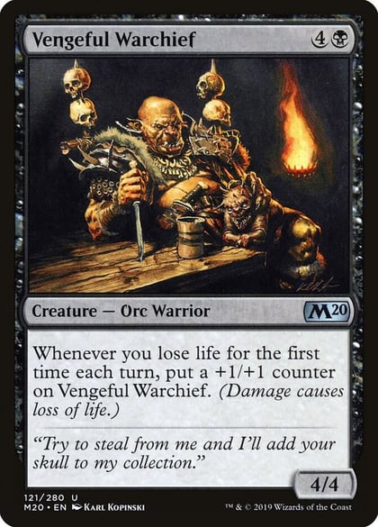 Vengeful Warchief, Core Set 2020 121
