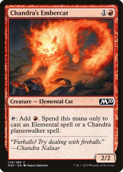 Chandra's Embercat, Core Set 2020 129