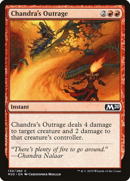 Chandra's Outrage, Core Set 2020 130