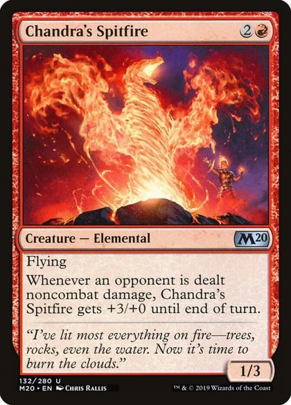 Chandra's Spitfire, Core Set 2020 132