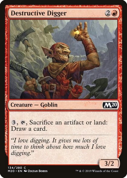 Destructive Digger, Core Set 2020 134