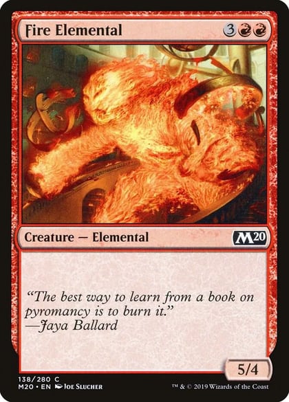 Fire Elemental, Core Set 2020 138