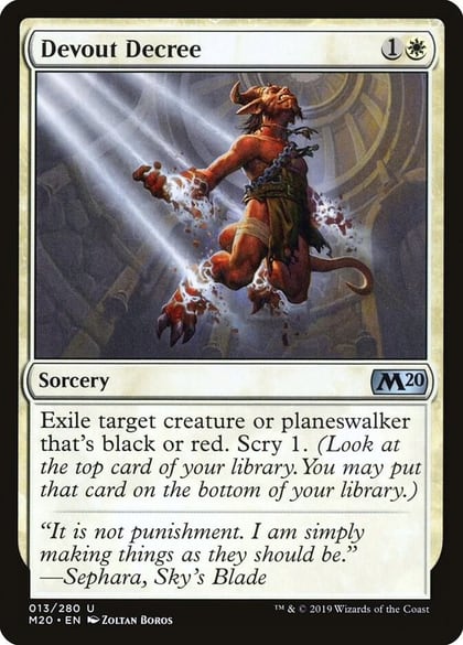 Devout Decree, Core Set 2020 13