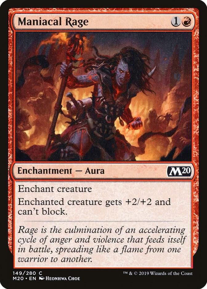Maniacal Rage, Core Set 2020 149