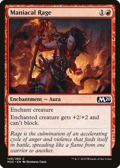 Maniacal Rage, Core Set 2020 149
