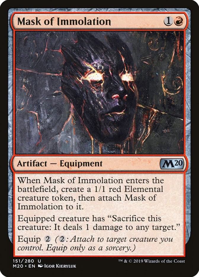Mask of Immolation, Core Set 2020 151