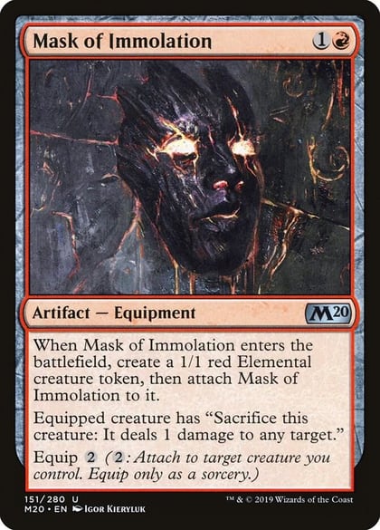 Mask of Immolation, Core Set 2020 151